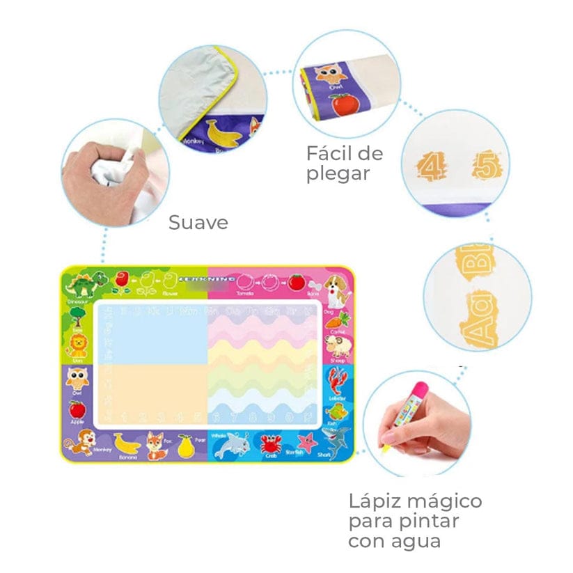 Tapete Mágico Didáctico Para Pintar